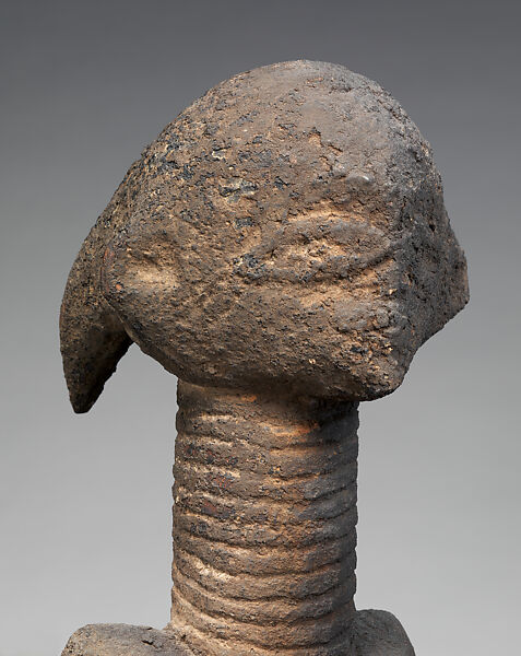 Altar with figure, Kaka artist, Wood, soot, pigment, Kaka peoples