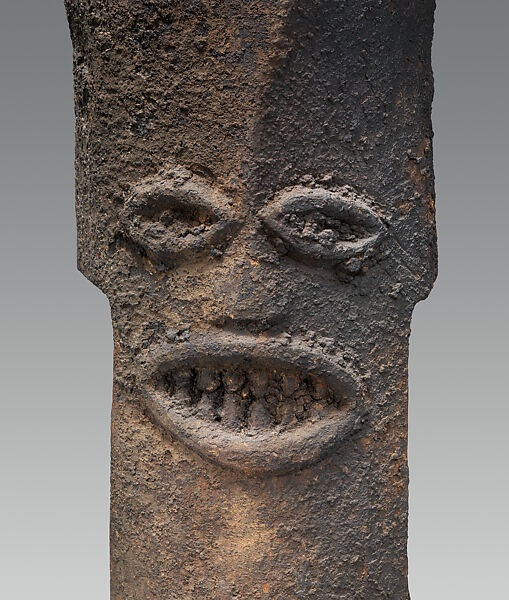 Altar with figure, Kaka artist, Wood, soot, pigment, Kaka peoples