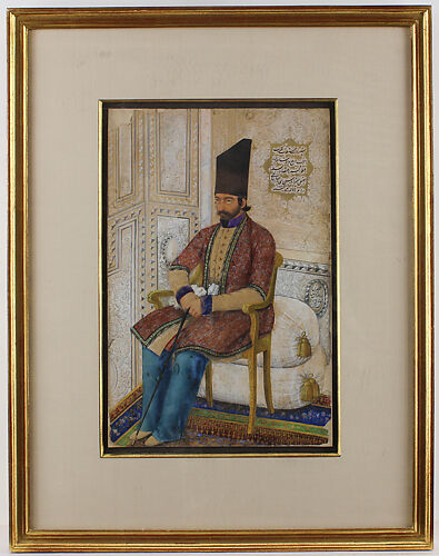 Portrait of `Ali Quli Mirza, I`tizad al-Saltana