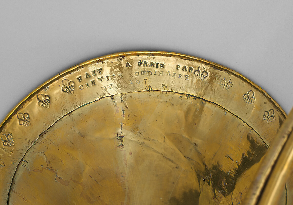 Trompe de chasse "Dauphine", Cretien workshop, Paris (c.1690 – post 1737) (French), Brass, French