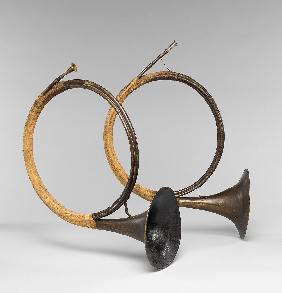 Pair of  horns, Brass, German 
