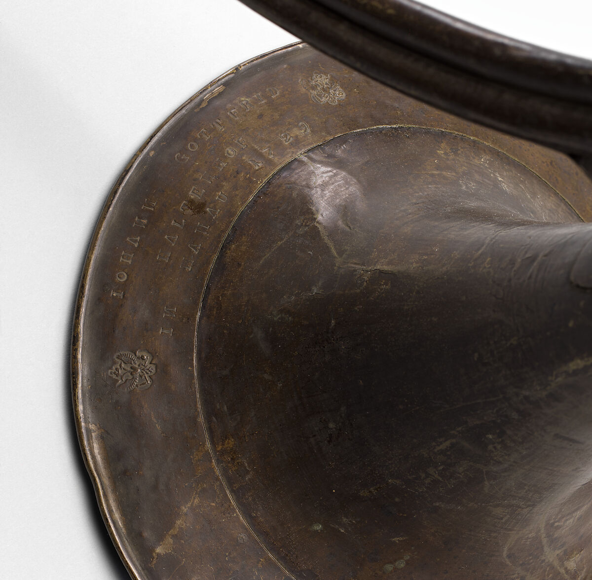 Pair of  horns, Brass, German