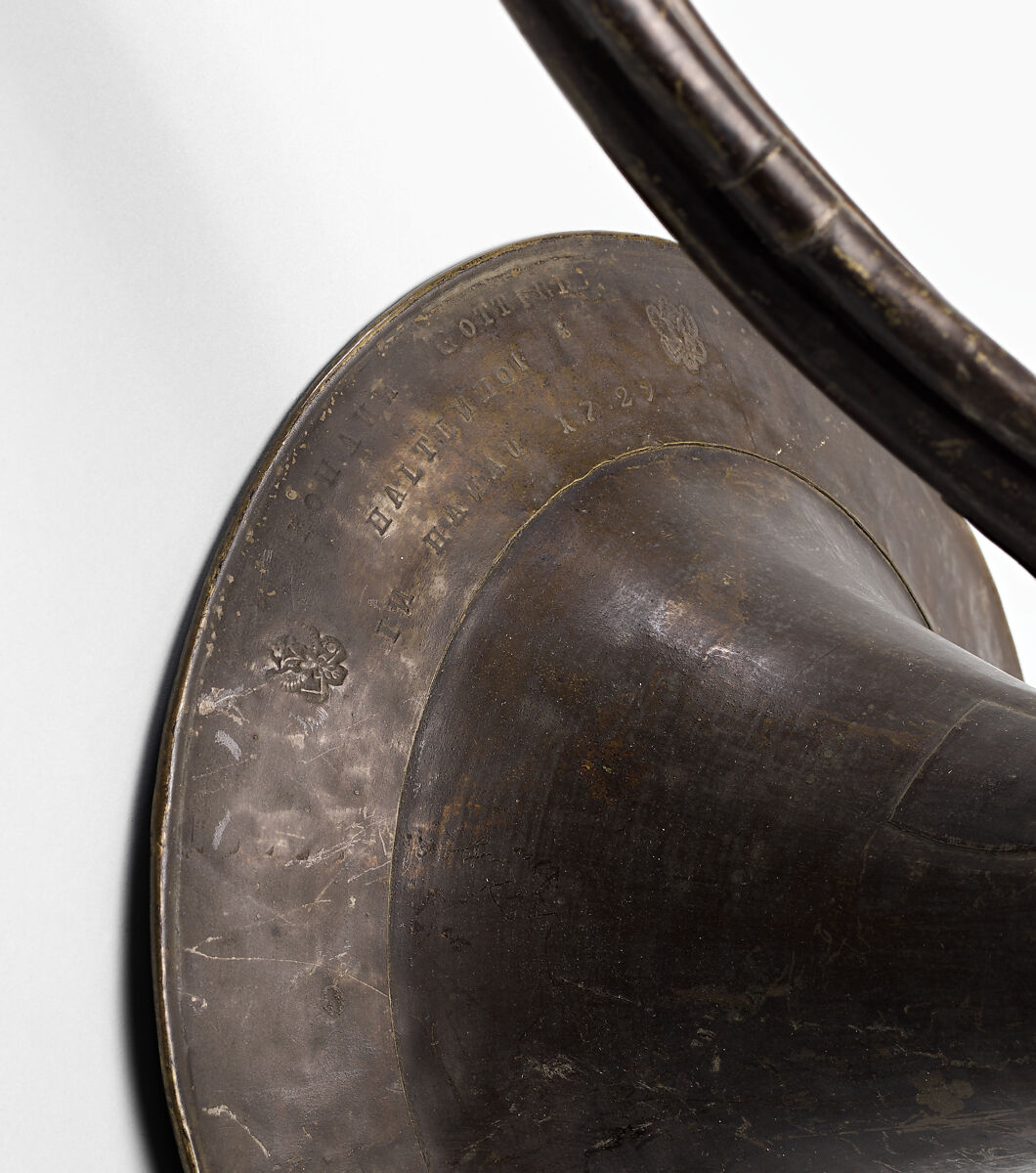 Pair of  horns, Brass, German