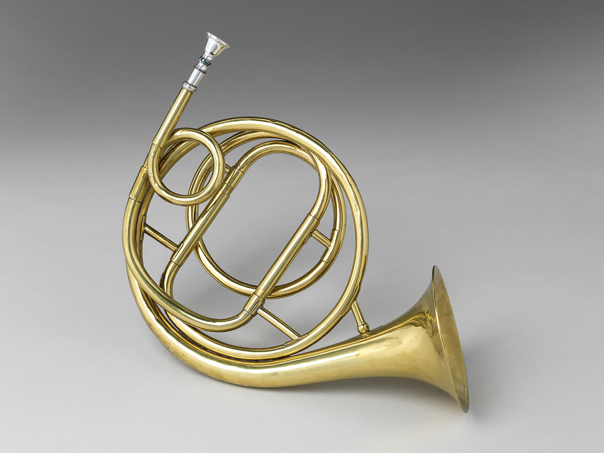 Circular Trumpet, Brass, French 