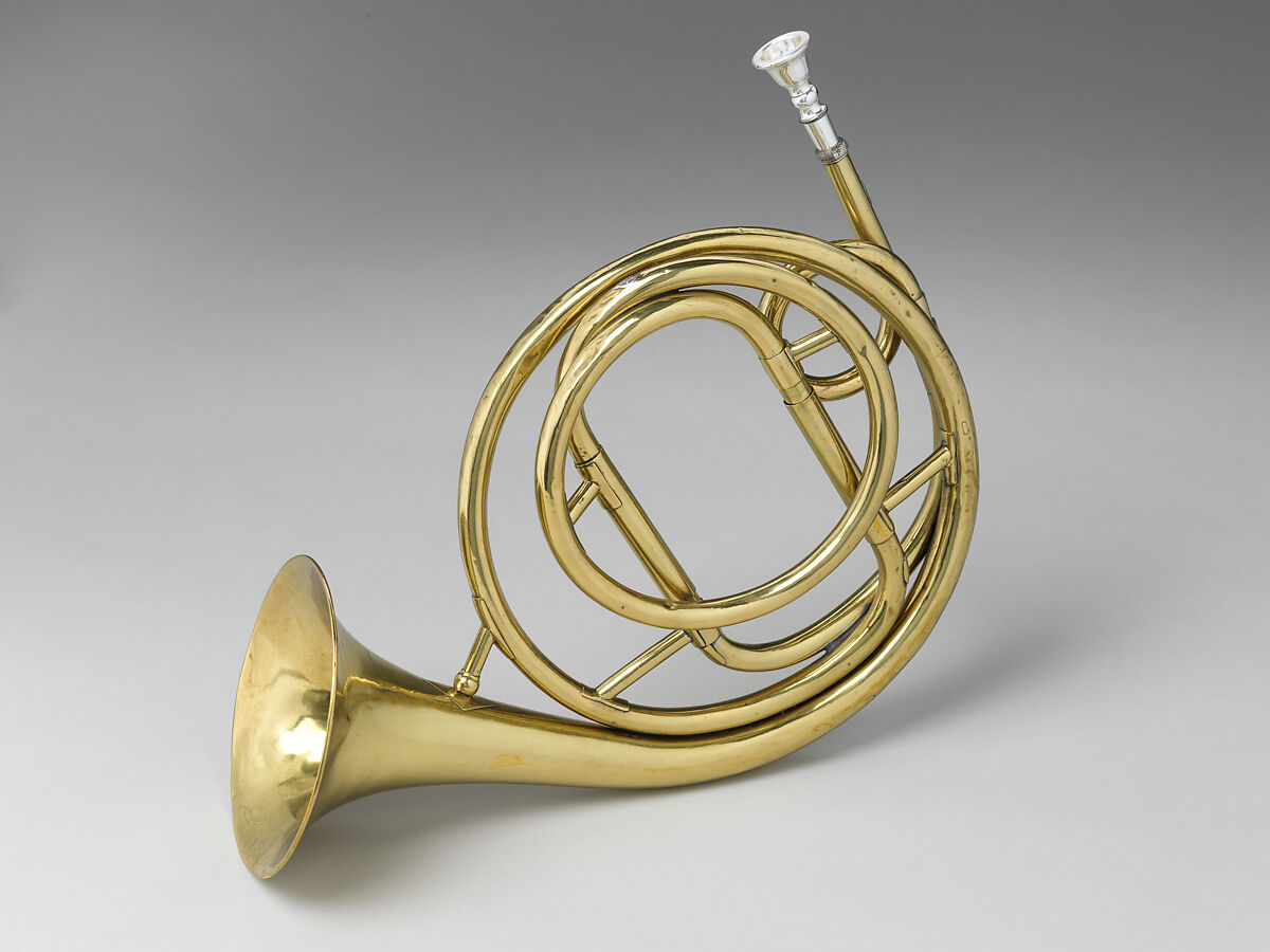 Circular Trumpet, Brass, French