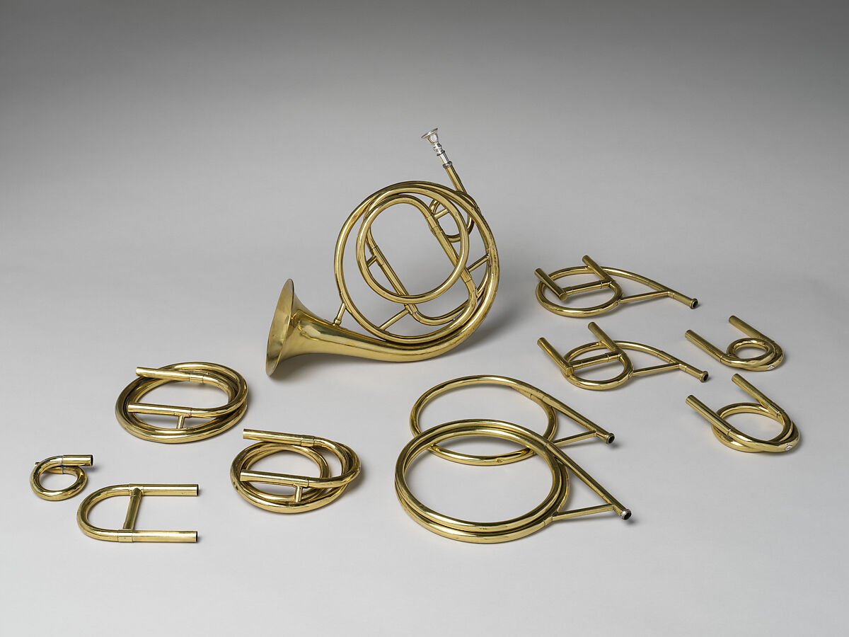 Circular Trumpet, Brass, French