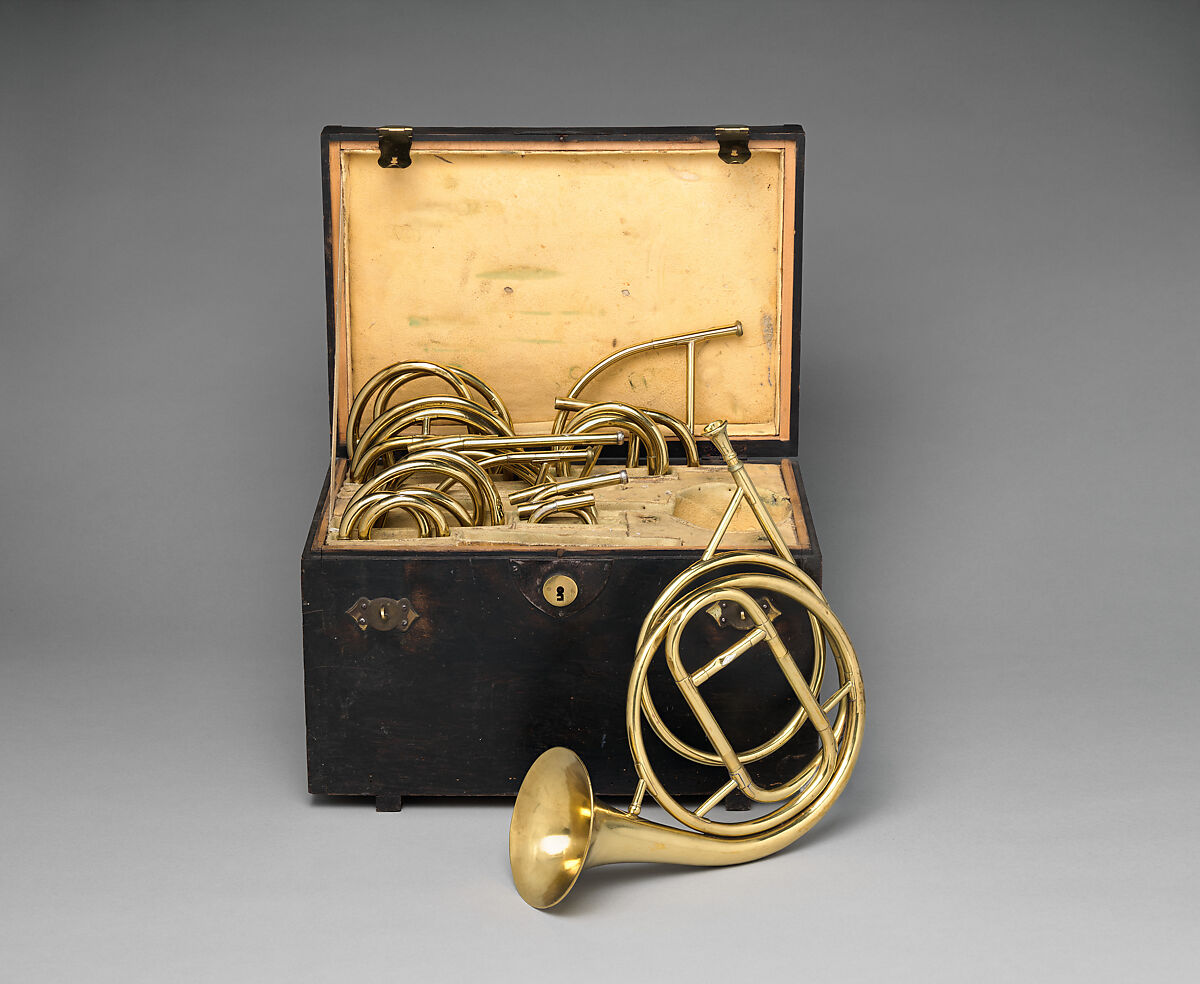Circular Trumpet, Brass, French