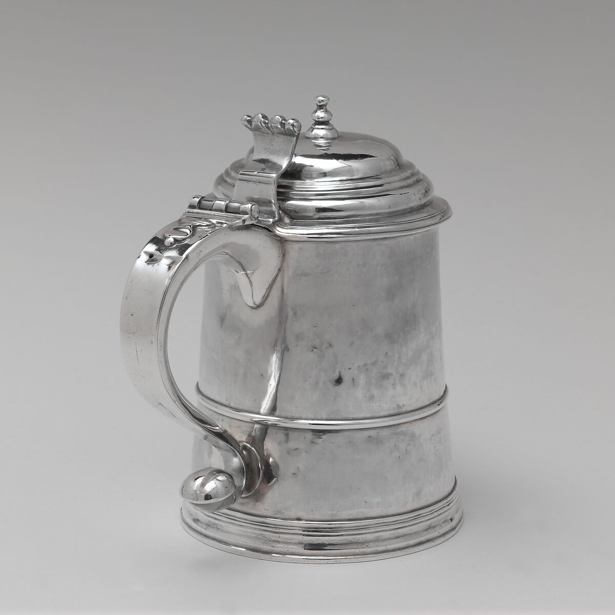 Tankard, Edward Winslow (1669–1753), Silver, American 