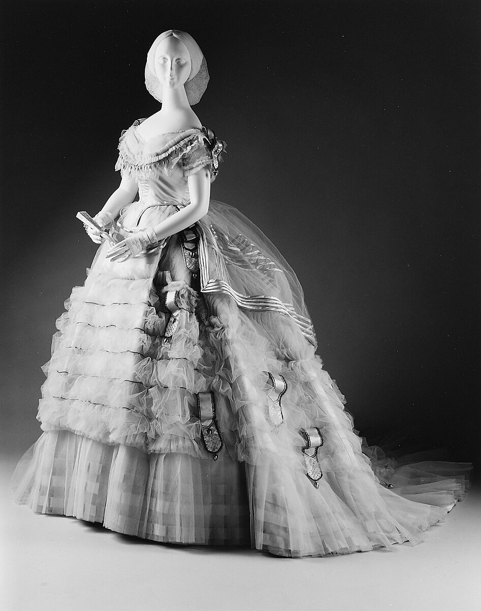 Ball gown, Maison Pingat (French), silk, French