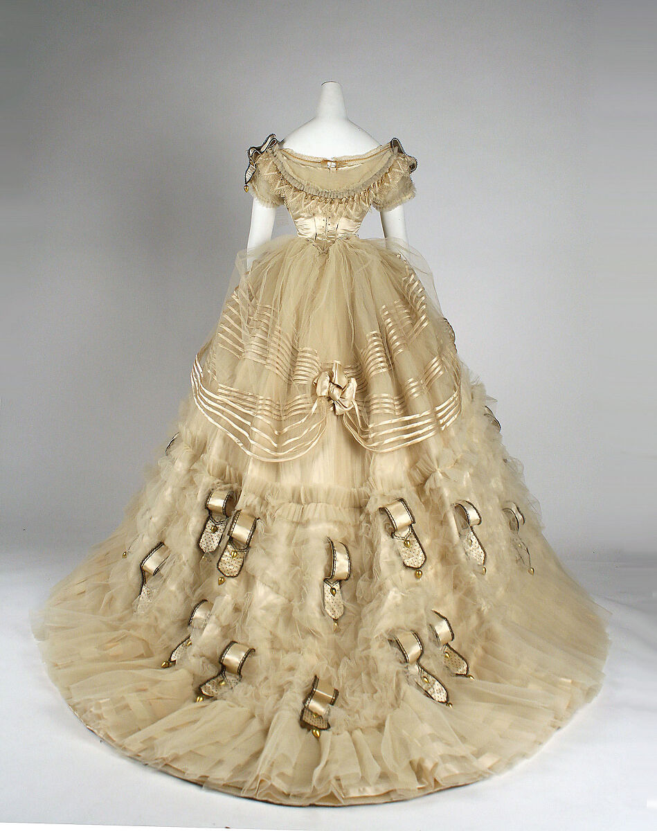 Ball gown, Maison Pingat (French), silk, French