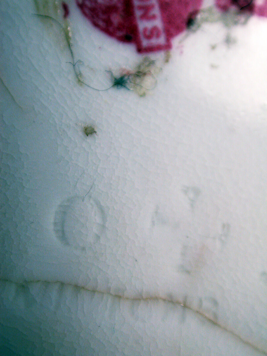 Round, flat bodied bottle (one of a pair), Christopher Dresser (British, Glasgow, Scotland 1834–1904 Mulhouse), Bone china, British, Stoke-on-Trent, Staffordshire