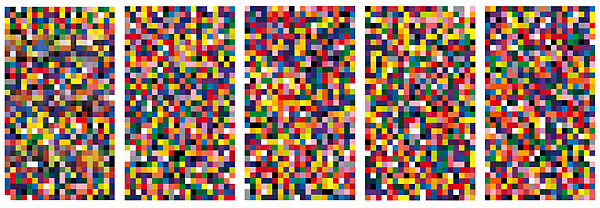 4,900 Colors, Gerhard Richter (German, born Dresden, 1932), Enamel paint on aluminum [Exhibition copy] 