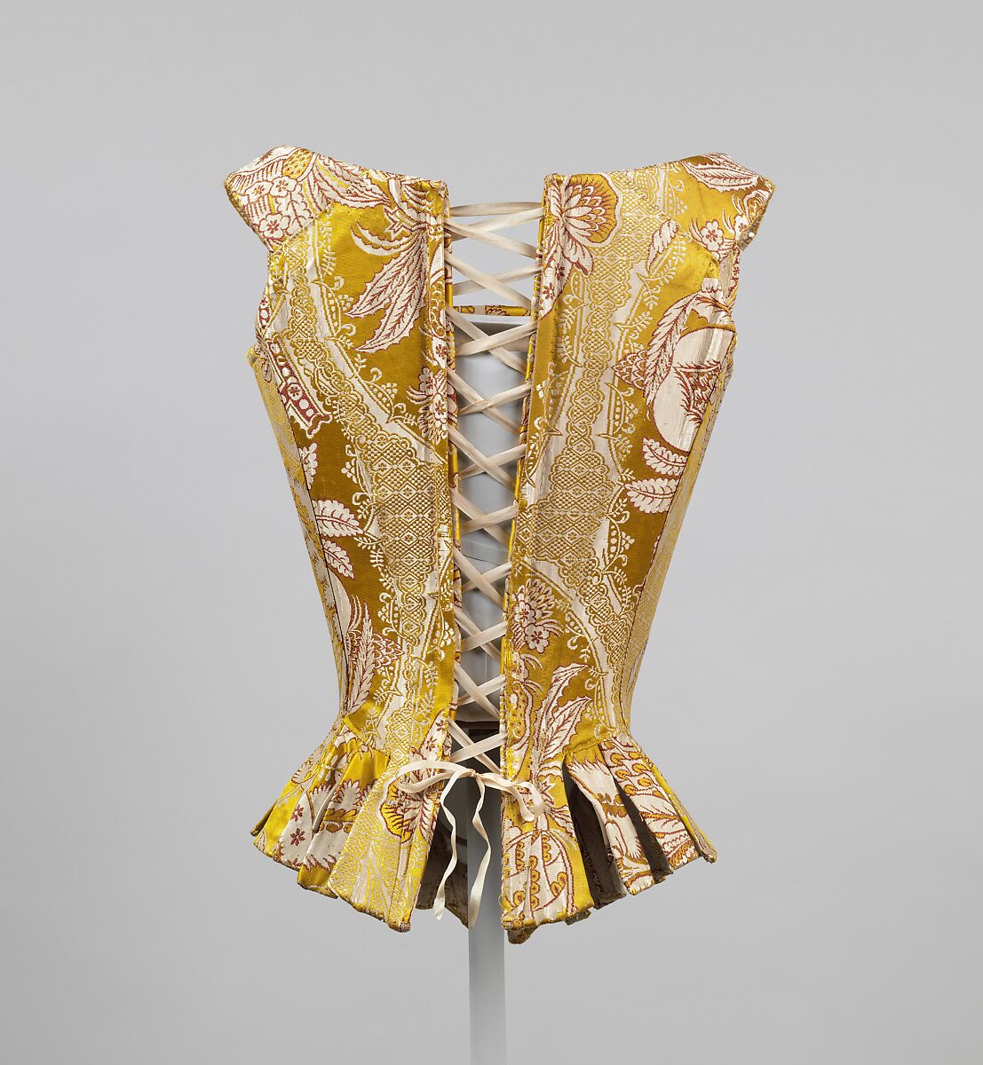 Corset, silk, Italian