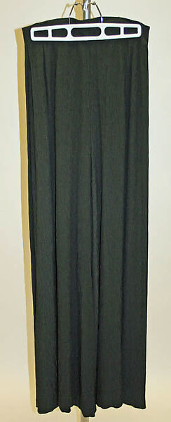 Ensemble, Byron Lars (American, born 1965), a) silk, synthetic, metal
b) synthetic
c, d) leather, wood, American