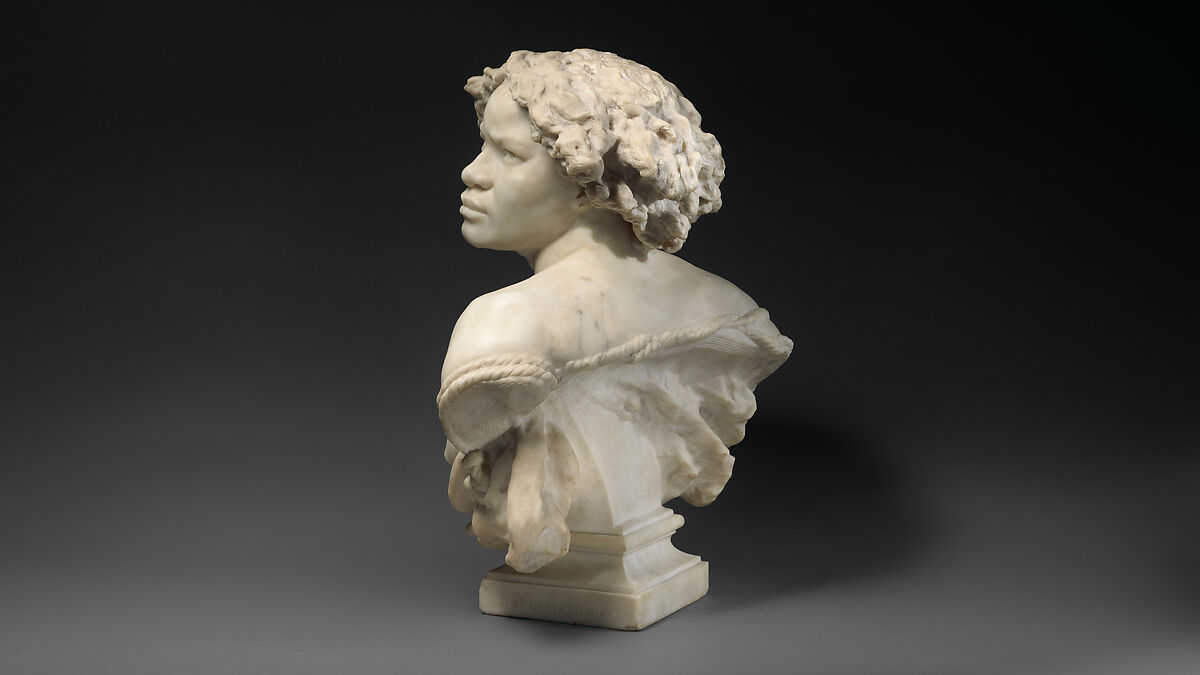 Why Born Enslaved!, Jean-Baptiste Carpeaux (French, Valenciennes 1827–1875 Courbevoie), Marble, French