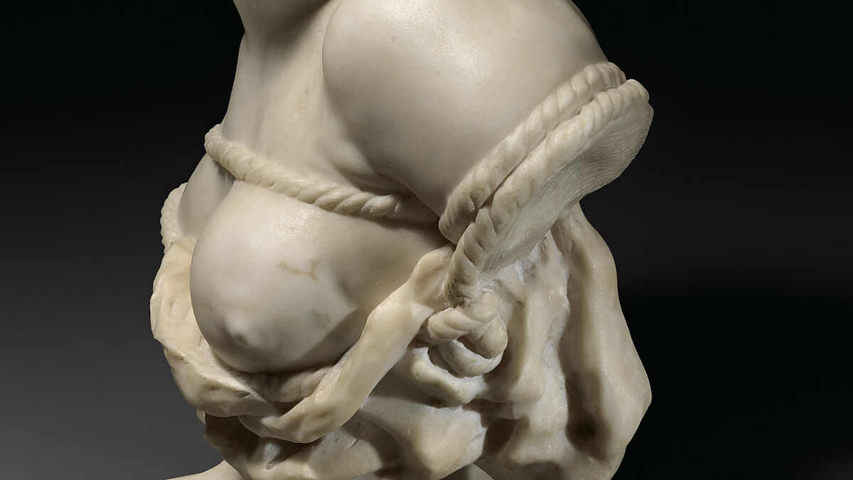 Why Born Enslaved!, Jean-Baptiste Carpeaux (French, Valenciennes 1827–1875 Courbevoie), Marble, French