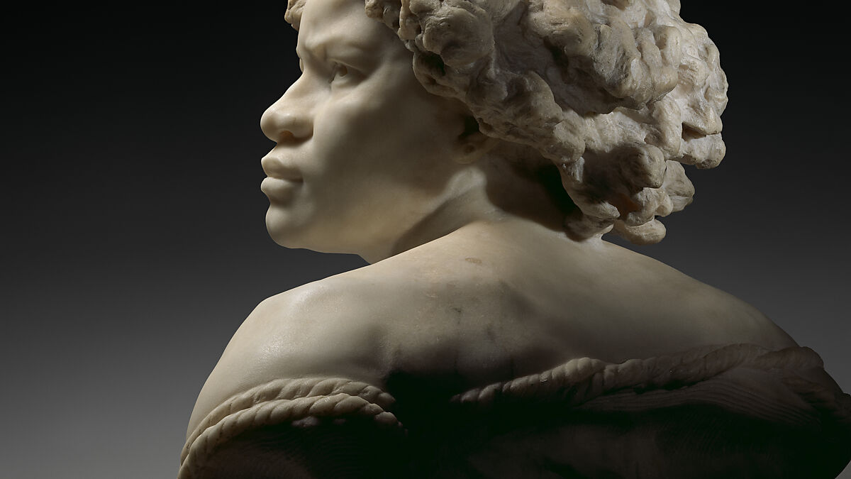 Why Born Enslaved!, Jean-Baptiste Carpeaux (French, Valenciennes 1827–1875 Courbevoie), Marble, French