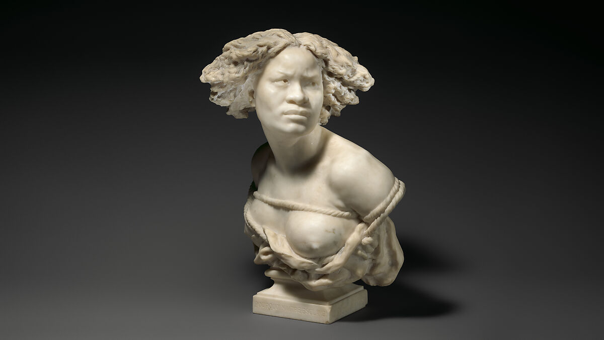Why Born Enslaved!, Jean-Baptiste Carpeaux (French, Valenciennes 1827–1875 Courbevoie), Marble, French