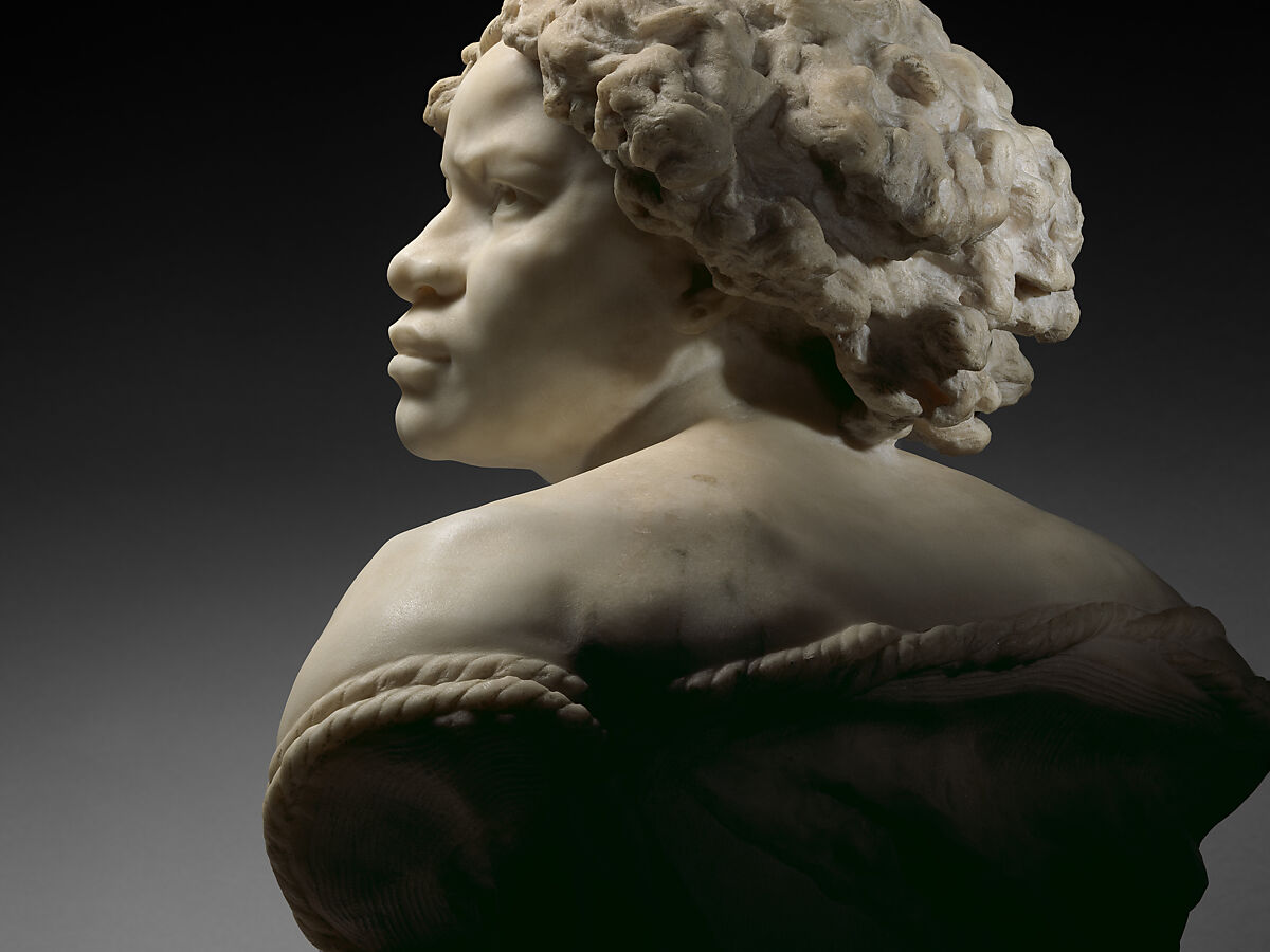 Why Born Enslaved!, Jean-Baptiste Carpeaux (French, Valenciennes 1827–1875 Courbevoie), Marble, French