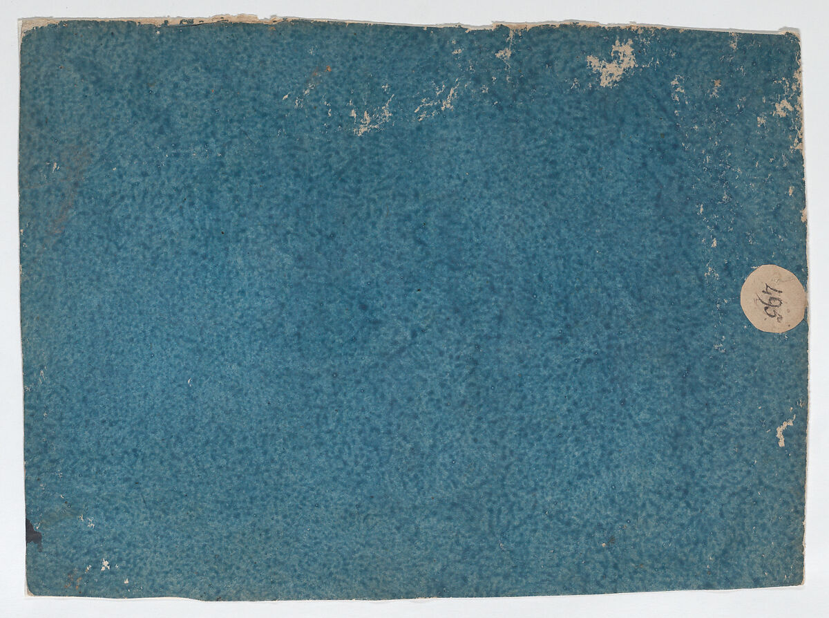 Blue paste paper, Anonymous  , 18th century, Paste paper 