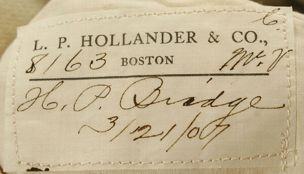 Norfolk suit, L.P. Hollander &amp; Co. (American), wool, American