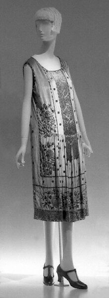 Evening dress, House of Patou (French, founded 1914), silk, French