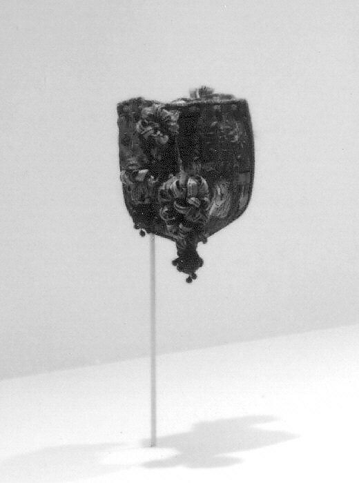 Purse, silk, metal, French