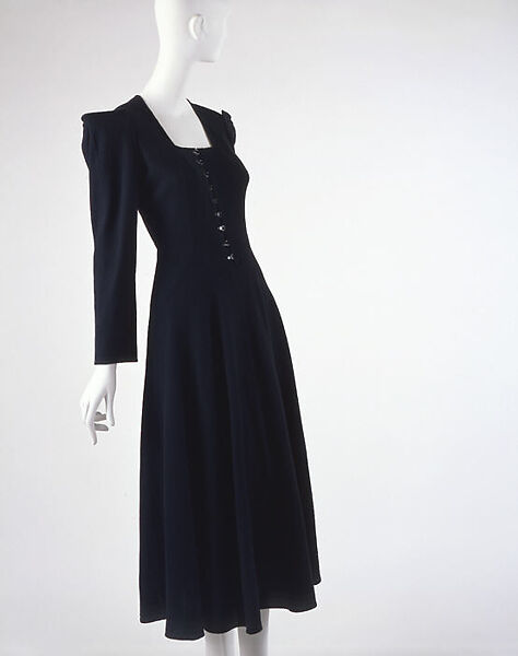 Dress, Valentina (American, born Kyiv 1899–1989), wool, American 