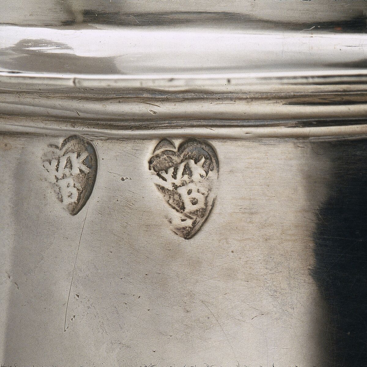 Tankard, Benjamin Wynkoop (baptized 1675–1751), Silver, American