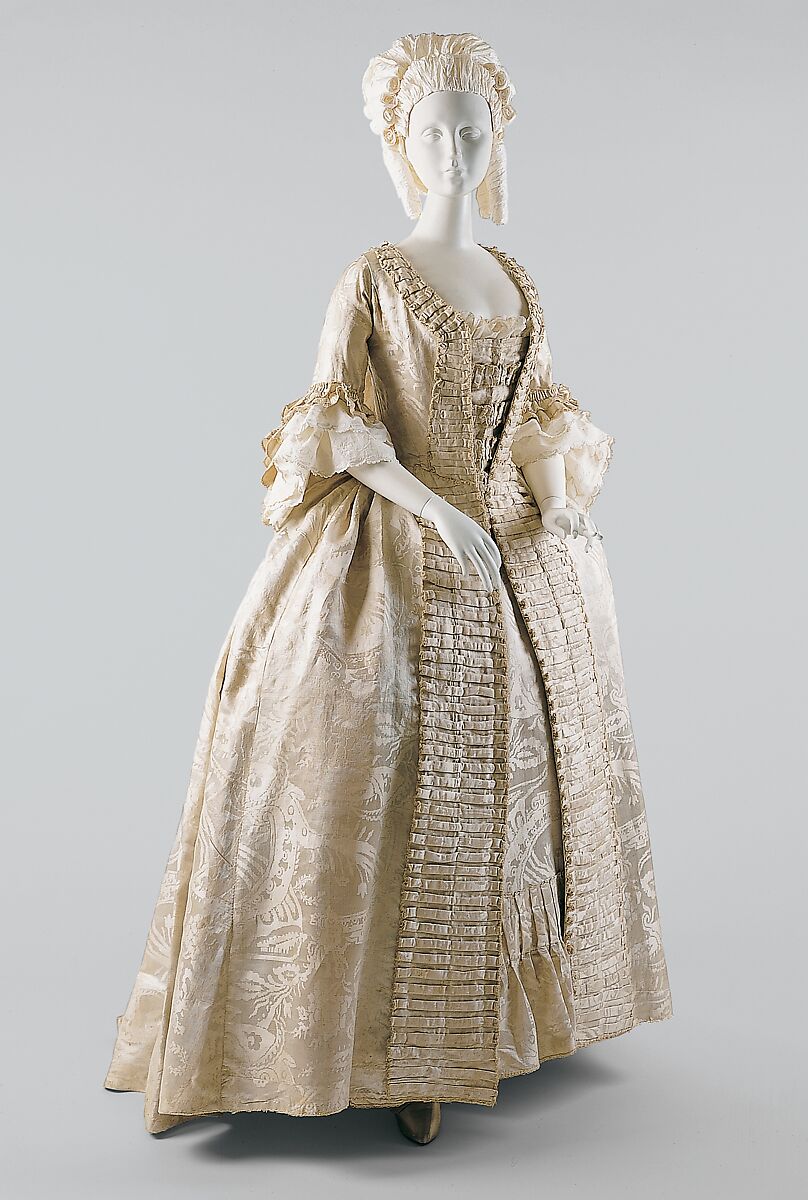 Robe à la française, silk, French