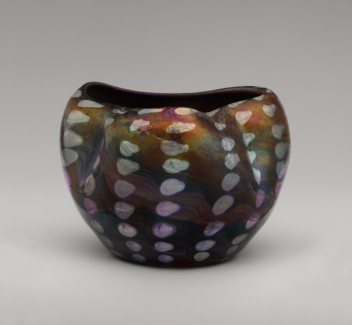 Vase, Designed by Louis C. Tiffany (American, New York 1848–1933 New York), Favrile glass, American 