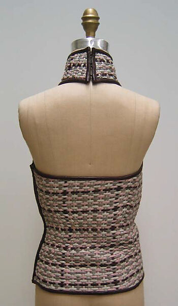 Ensemble, House of Givenchy (French, founded 1952), (a–c) leather, (d) metal, leather, feathers, (e, f) fur, French