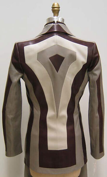 Ensemble, House of Givenchy (French, founded 1952), (a–c) leather, (d) metal, leather, feathers, (e, f) fur, French