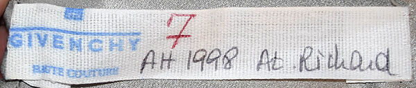 Ensemble, House of Givenchy (French, founded 1952), (a–c) leather, (d) metal, leather, feathers, (e, f) fur, French