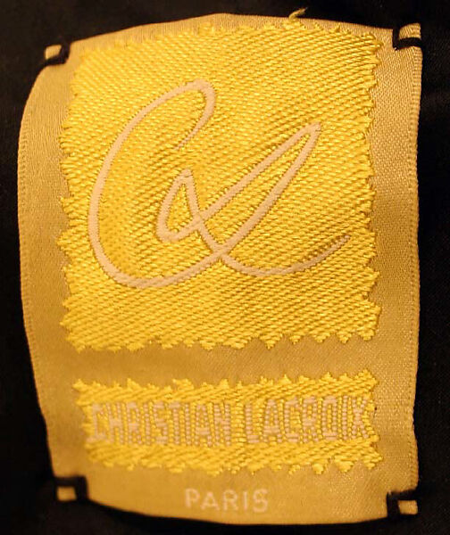 "Careme", Christian Lacroix (French, born 1951), synthetic, silk, leather, French
