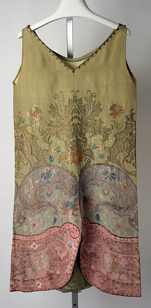 Evening dress, Callot Soeurs (French, active 1895–1937), silk, metal thread, French