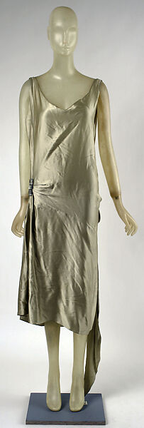 Evening dress, House of Vionnet (French, active 1912–14; 1918–39), silk, French 