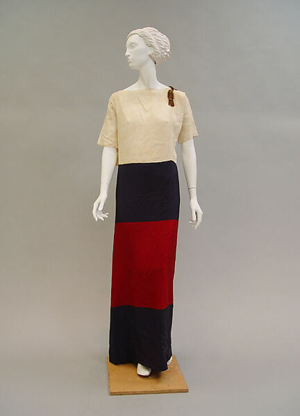 Evening dress, Paul Poiret (French, Paris 1879–1944 Paris), silk, French