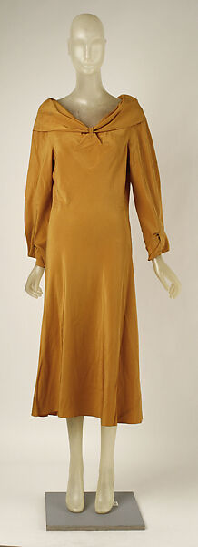 Afternoon dress, House of Vionnet (French, active 1912–14; 1918–39), silk, French
