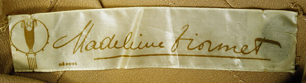 Afternoon dress, House of Vionnet (French, active 1912–14; 1918–39), silk, French