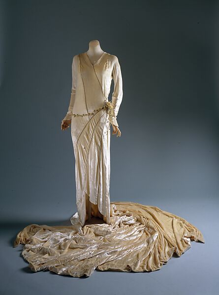Wedding ensemble, House of Vionnet (French, active 1912–14; 1918–39), silk, French
