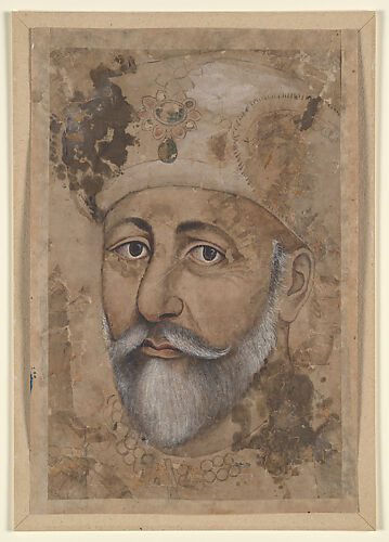 Portrait of Bahadur Shah Zafar, the Last Mughal Emperor
