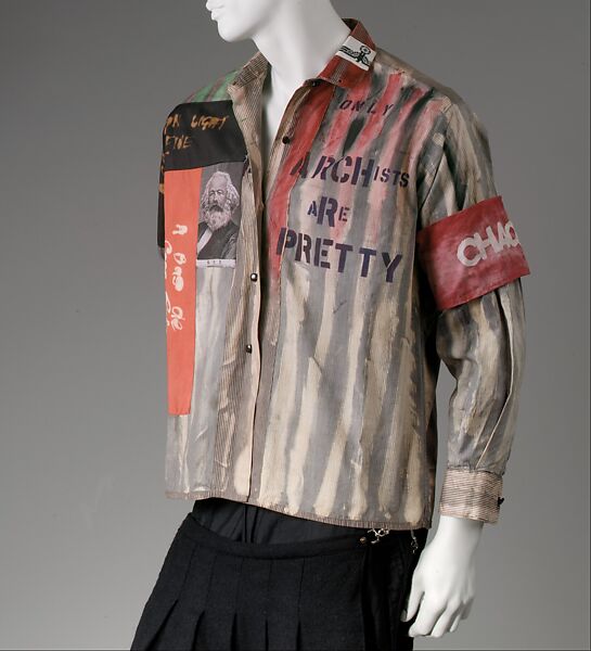 Shirt, Vivienne Westwood (British, 1941–2022), cotton, British 