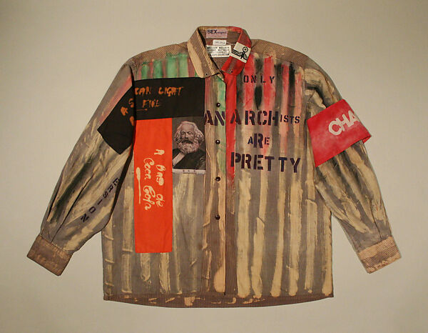 Shirt, Vivienne Westwood (British, 1941–2022), cotton, British