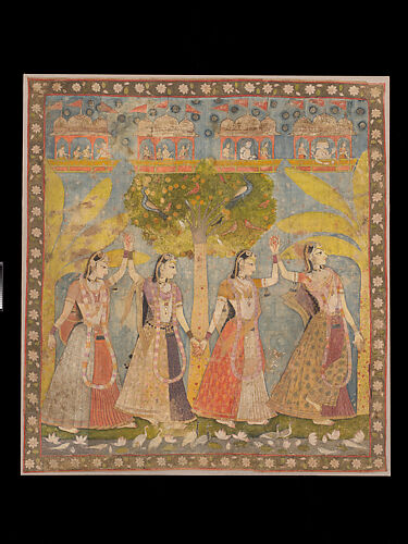 Sarat Purnima, the Autumn Festival: Gopis Dance in the Forest