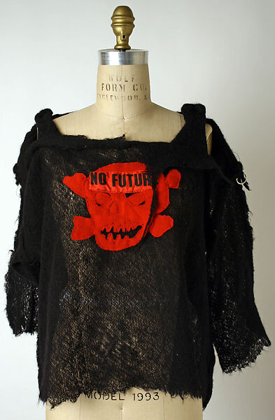 Sweater, Vivienne Westwood (British, 1941–2022), wool, silk, British 