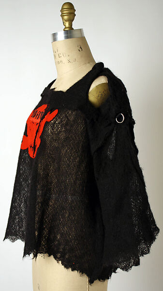 Sweater, Vivienne Westwood (British, 1941–2022), wool, silk, British
