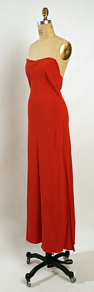 Evening dress, House of Vionnet (French, active 1912–14; 1918–39), silk, French