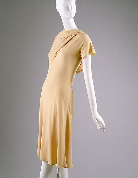 Dress, House of Vionnet (French, active 1912–14; 1918–39), silk, French 