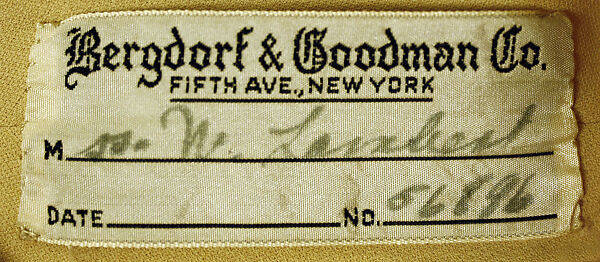 Dress, House of Vionnet (French, active 1912–14; 1918–39), silk, French